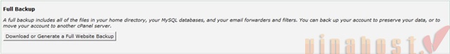 Hướng Dẫn Backup Và Restore Dữ Liệu Trên Server Dùng cPanel