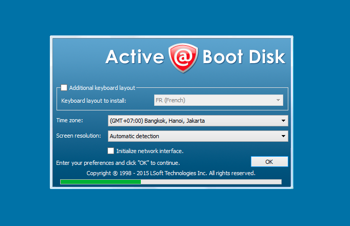 Active Boot Disk
