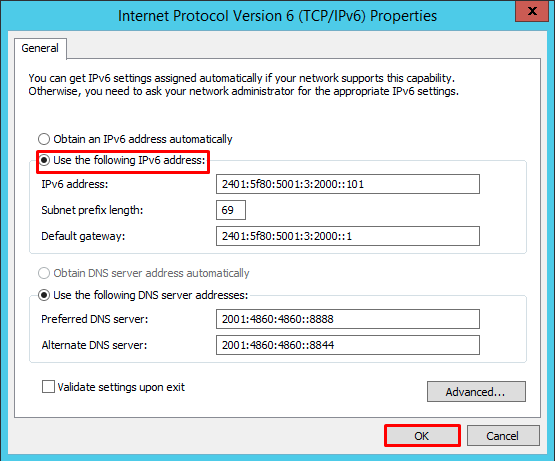 Hướng dẫn add địa chỉ IPv4 và IPv6 trên Windows Server