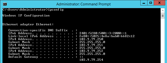Hướng dẫn add địa chỉ IPv4 và IPv6 trên Windows Server
