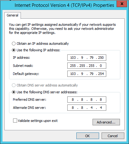 Hướng dẫn add địa chỉ IPv4 và IPv6 trên Windows Server