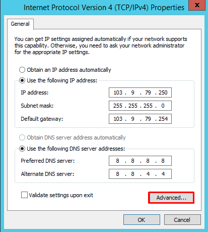 Hướng dẫn add địa chỉ IPv4 và IPv6 trên Windows Server