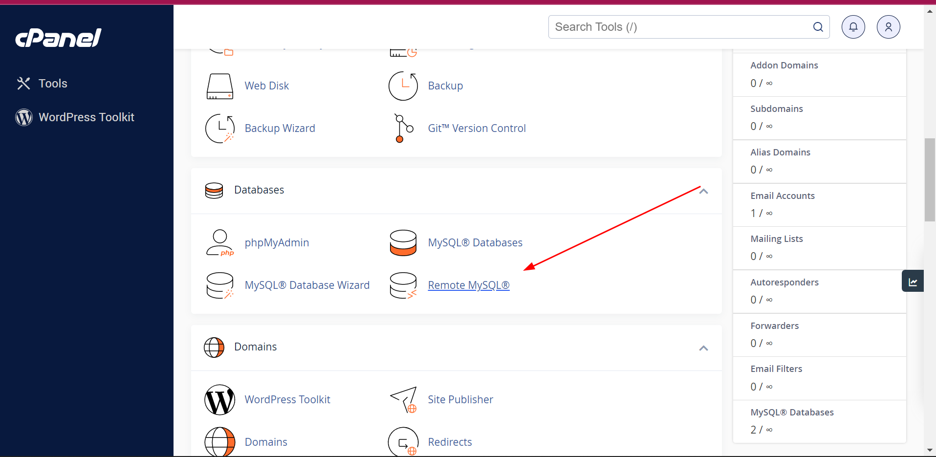 Hướng Dẫn Allow Remote MySQL Databases Bằng cPanel