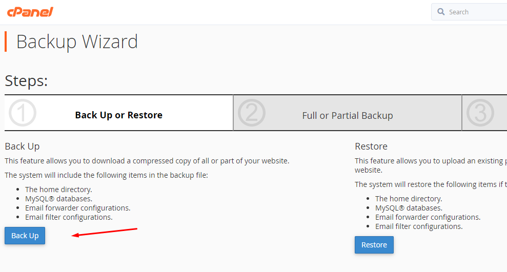 Hướng Dẫn Backup Dữ Liệu Website Trên Cpanel