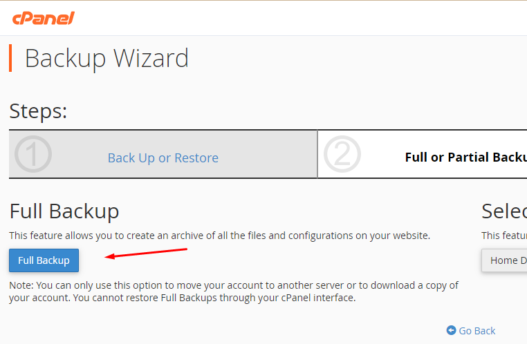Hướng Dẫn Backup Dữ Liệu Website Trên Cpanel