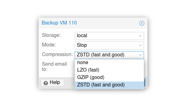 Backup Virtual Machine Trong Proxmox