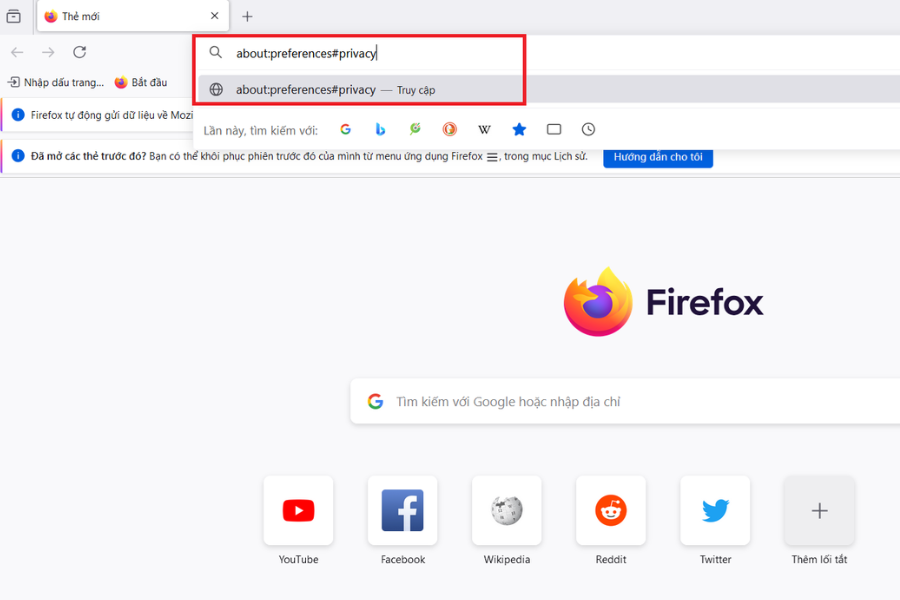 Cách xóa DNS cache trên Firefox