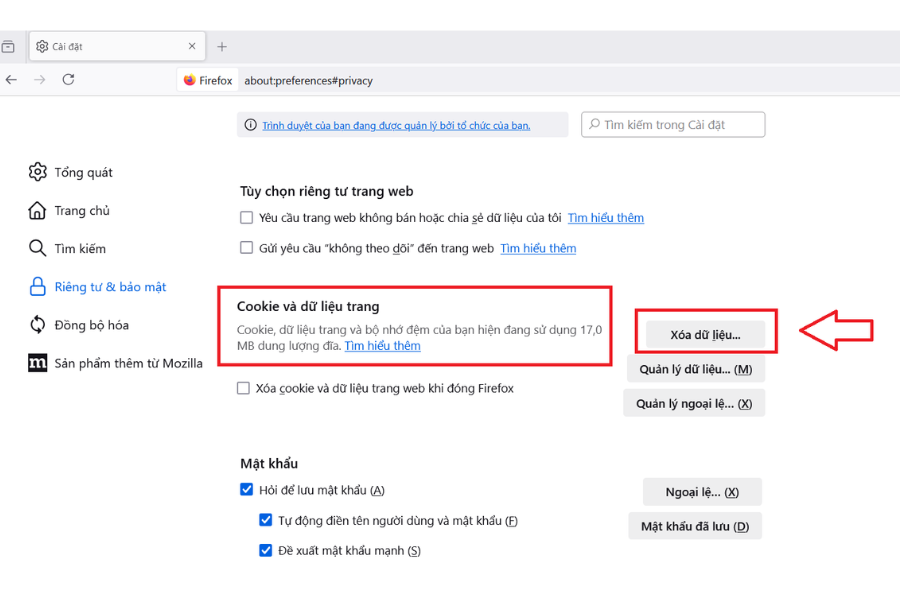 Cách xóa DNS cache trên Firefox