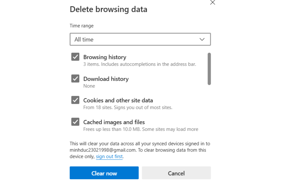 Cách xóa DNS cache trên Microsoft Edge
