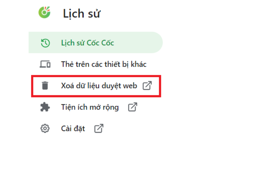 Cách xóa DNS cache trên Cốc Cốc