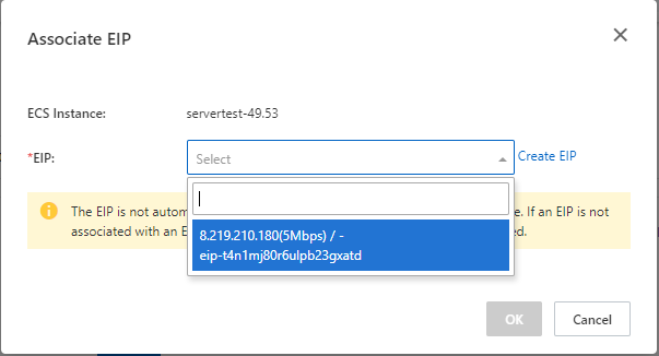 Gán EIP Cho Instances