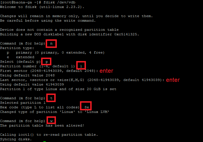 hướng dẫn mở rộng LVM