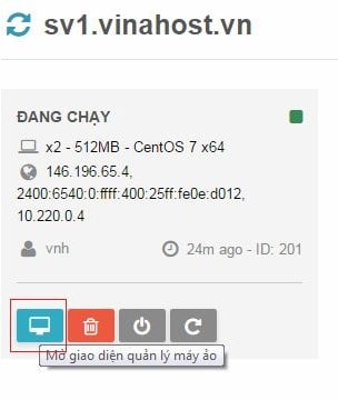 Hướng dẫn sử dụng dịch vụ Cloud server VinaHost