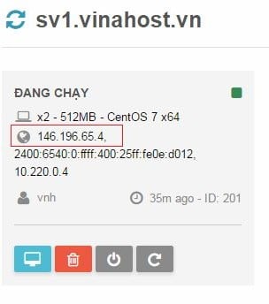 Hướng dẫn sử dụng dịch vụ Cloud server VinaHost