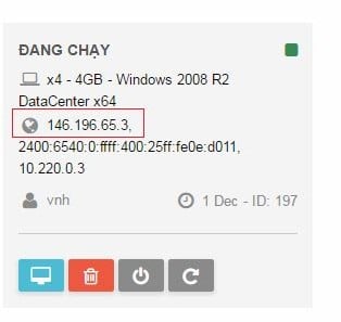 Hướng dẫn sử dụng dịch vụ Cloud server VinaHost