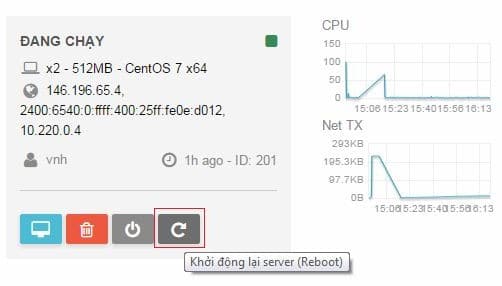 Hướng dẫn sử dụng dịch vụ Cloud server VinaHost