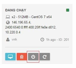 Hướng dẫn sử dụng dịch vụ Cloud server VinaHost