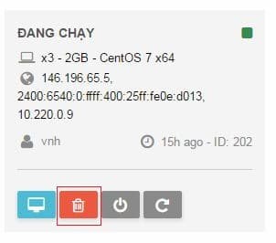Hướng dẫn sử dụng dịch vụ Cloud server VinaHost
