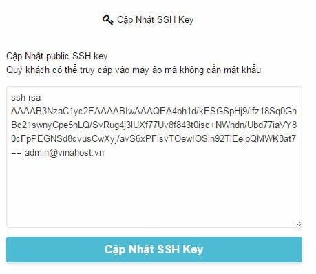 Hướng dẫn sử dụng dịch vụ Cloud server VinaHost