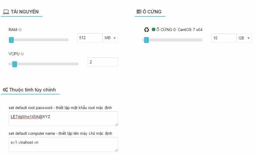 Hướng dẫn sử dụng dịch vụ Cloud server VinaHost