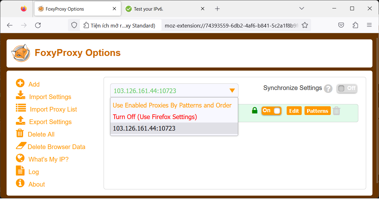 Hướng Dẫn Sử Dụng Proxy Web-interface