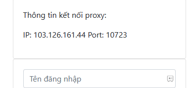 Hướng Dẫn Sử Dụng Proxy Web-interface