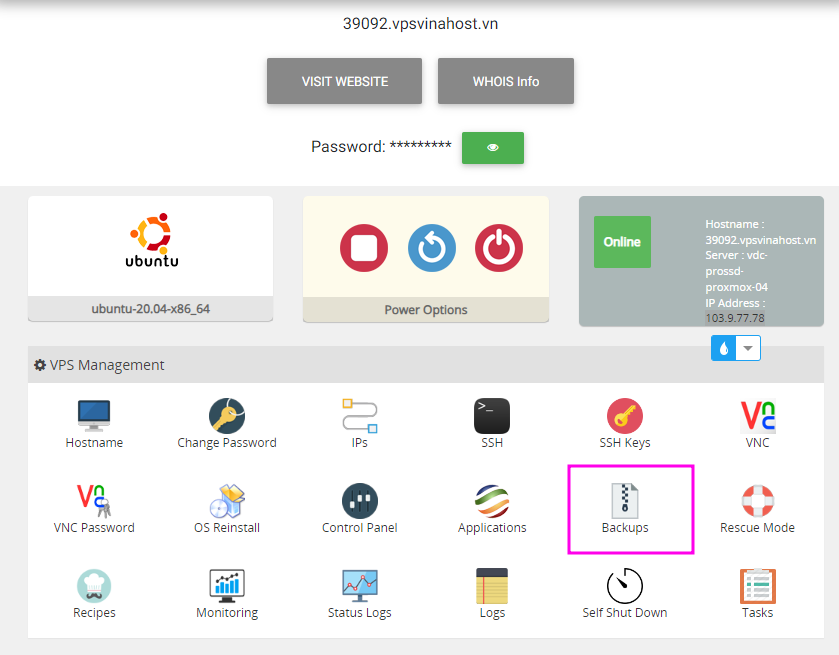 Hướng Dẫn Cách Tự Sao Lưu Và Khôi Phục VPS