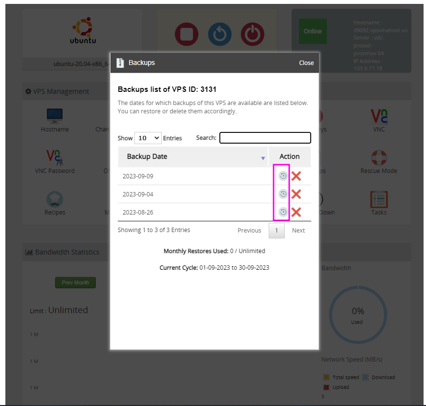 Hướng Dẫn Cách Tự Sao Lưu Và Khôi Phục VPS