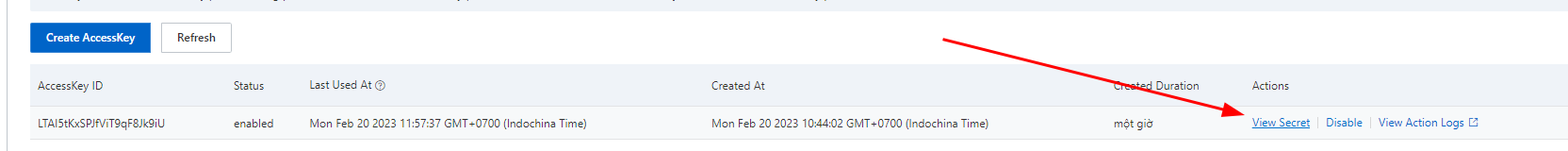 Alibaba Cloud Sử Dụng Tool go2aliyun_client