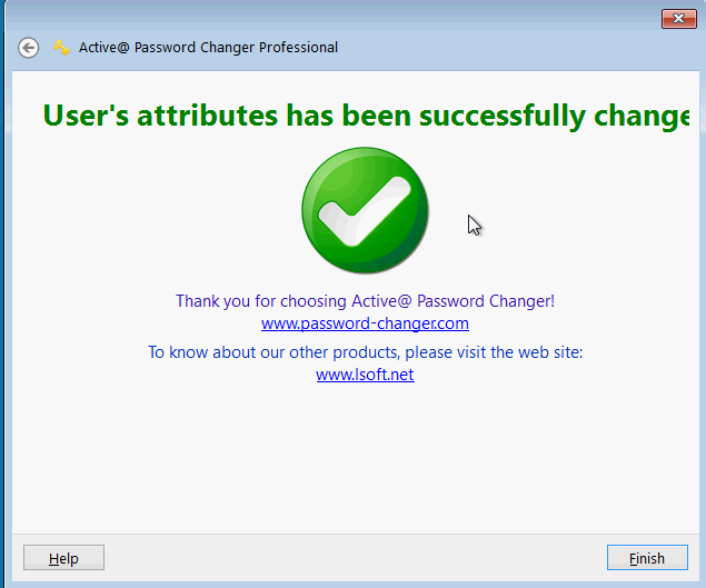 Reset Password Windows