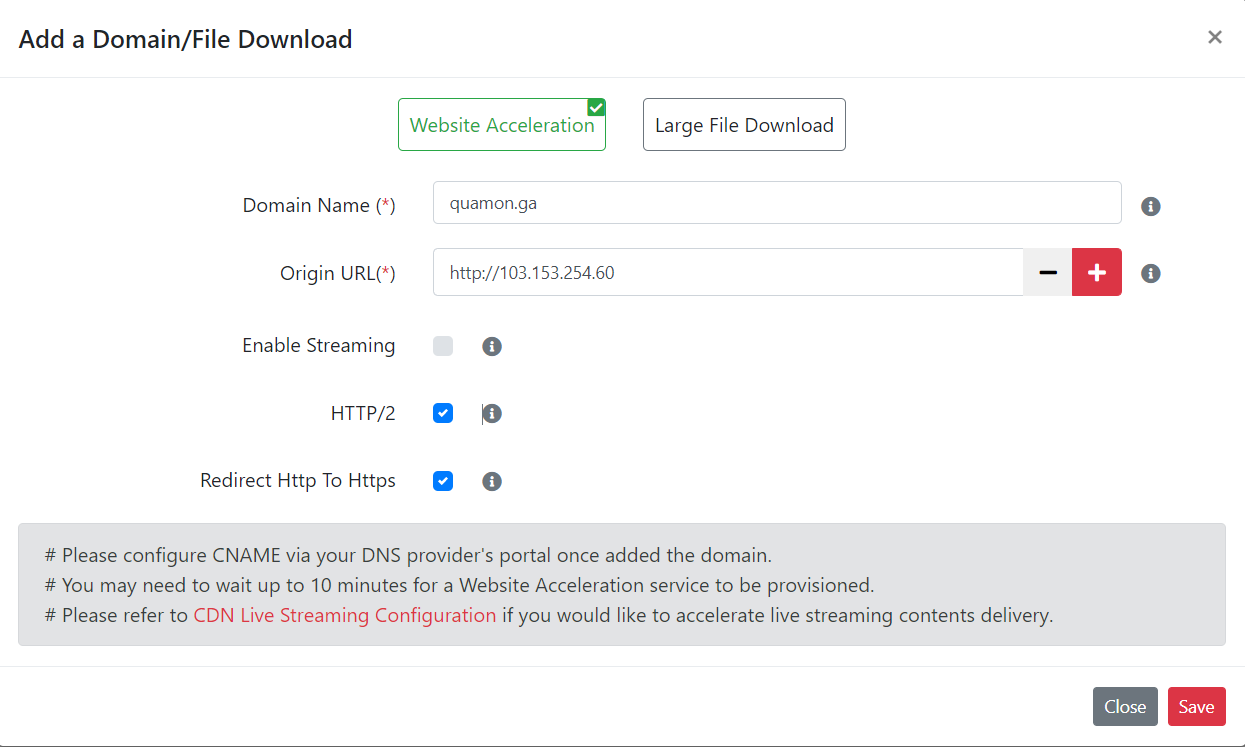 Hướng Dẫn Sử Dụng Và Cấu Hình Dịch Vụ CDN