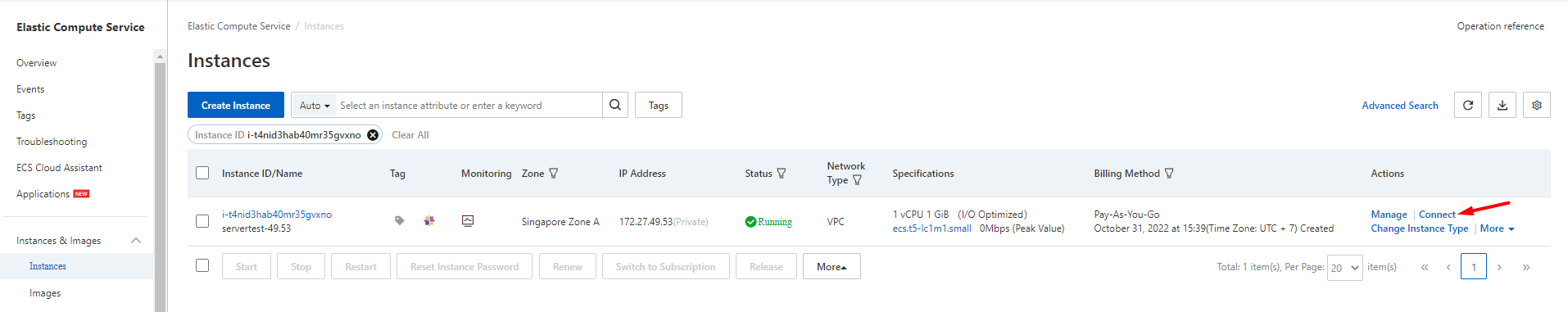 Tạo Dịch Vụ ECS
