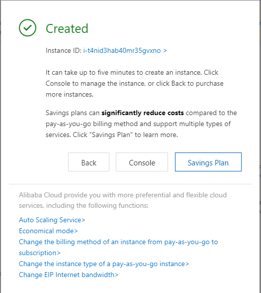 Tạo Dịch Vụ ECS Trên Alibaba Cloud