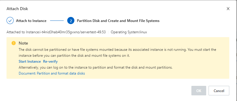 Hướng Dẫn Tạo Disk Cloud Và Gán Vào ECS Trên Alibaba Cloud