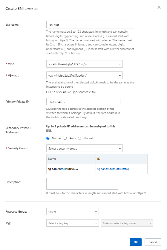 Elastic Network Interfaces