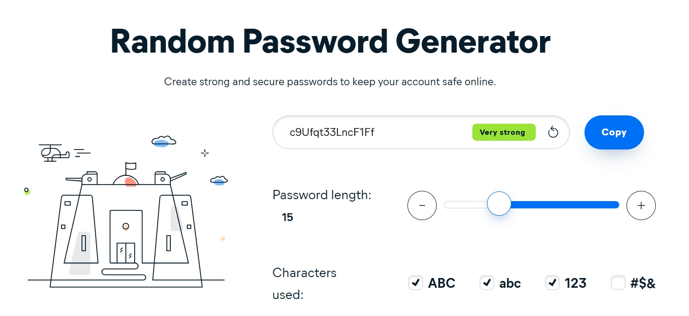 Tạo mật khẩu mạnh